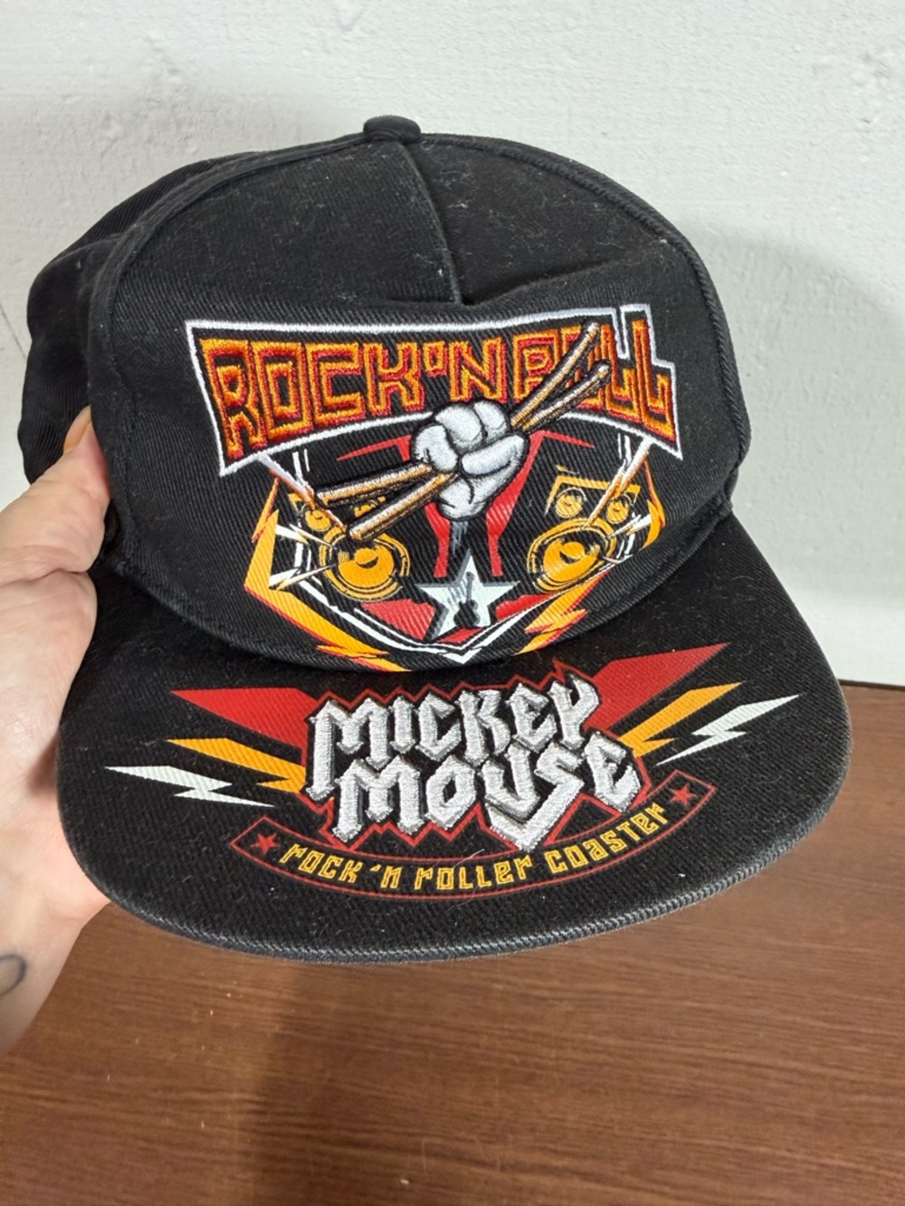 Disney Parks Mickey Mouse Rock n’ Rollercoaster Adult Hat